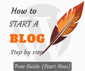 How to start a blog.