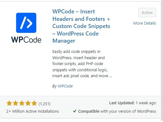 WPCode plugin to implement the PHP function.